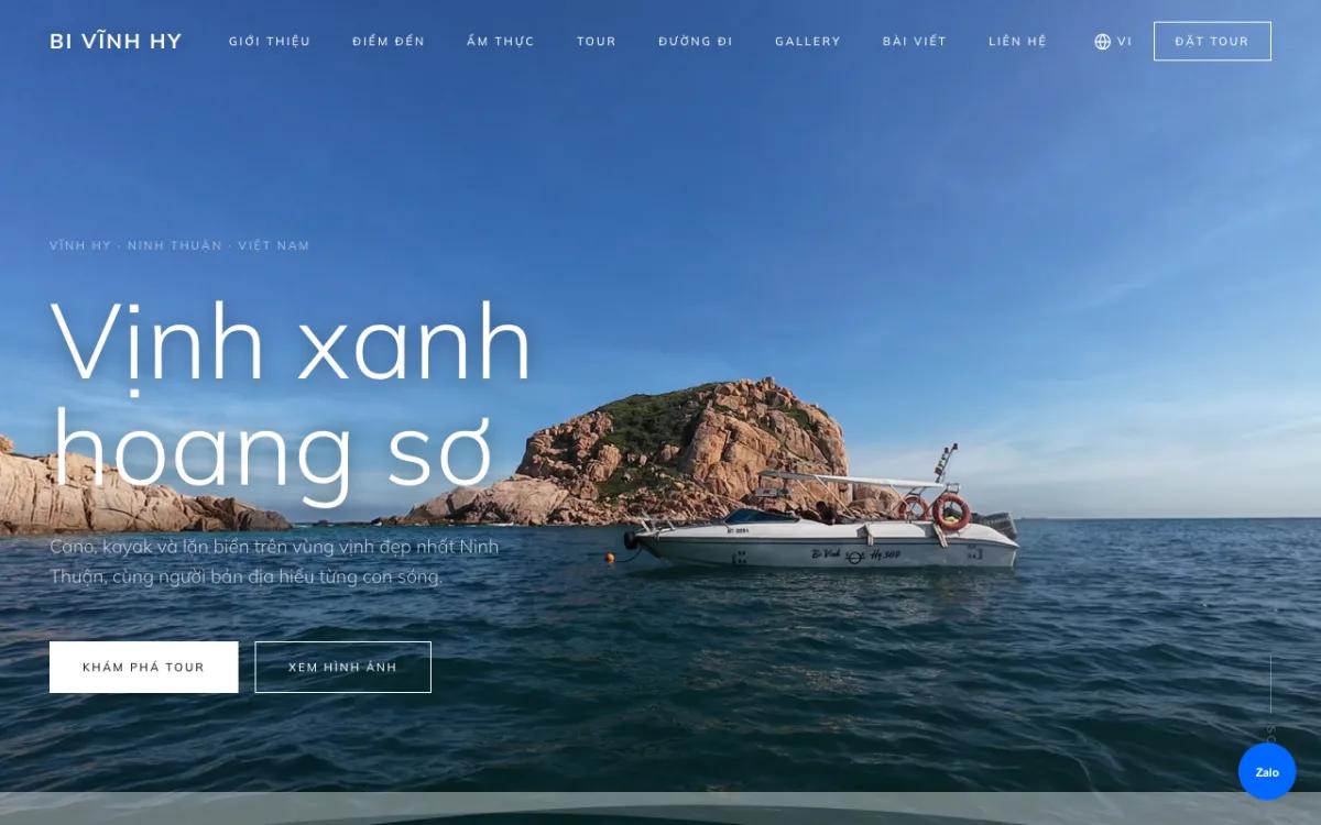 Bi Vĩnh Hy homepage