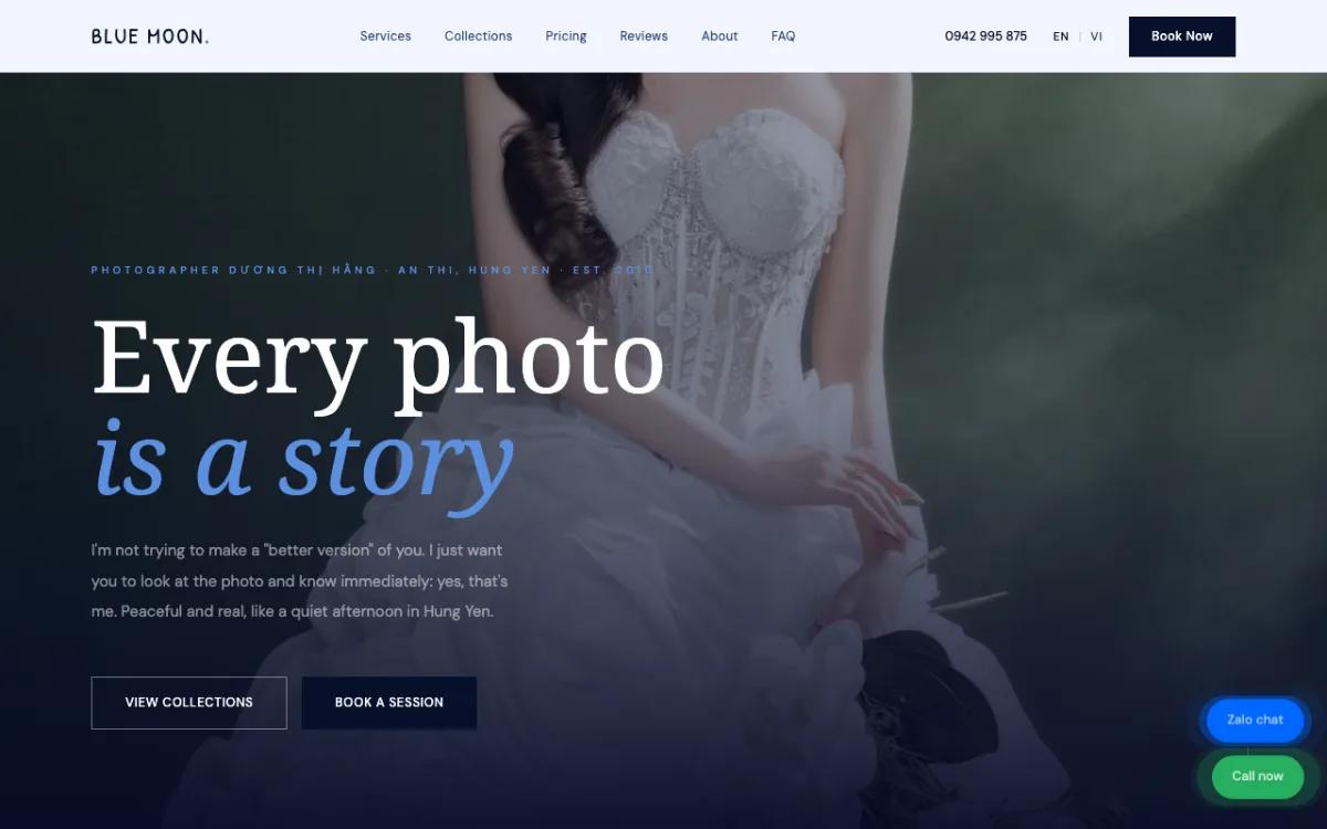 Blue Moon Studio homepage