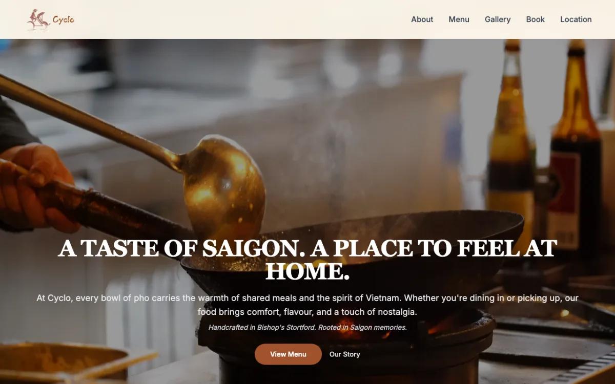 Cyclo homepage